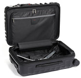 19 Degree Black International Expandable 4 Wheeled Carry-On // Black